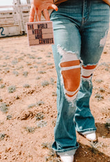 The World Needs More Cowboys Car Freshie