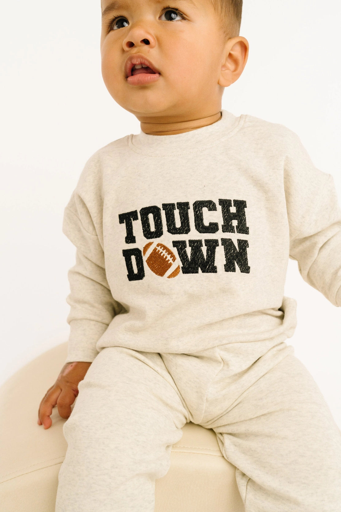Touchdown Embroidered Crewneck Set