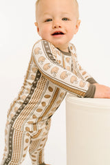 Touchdown Stripe Bamboo PJ 2-Piece Set