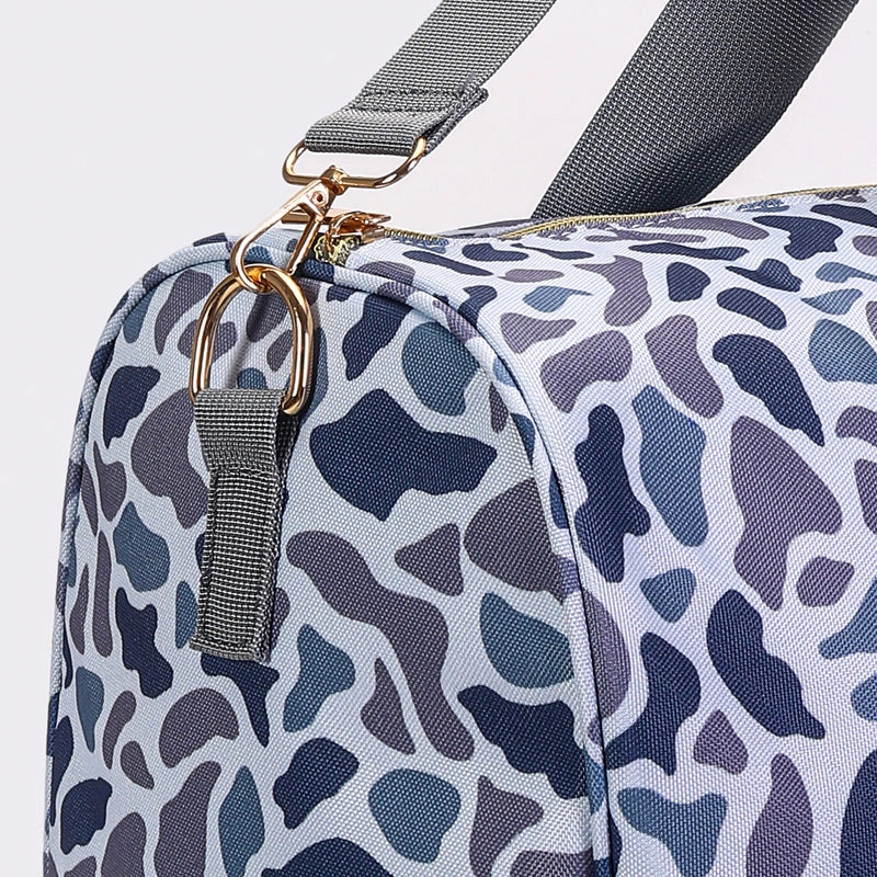 Blue Camo Duffle Bag