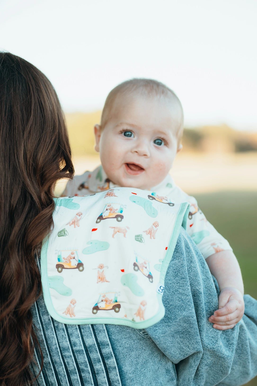 Barks & Birdies Burp Cloth Set