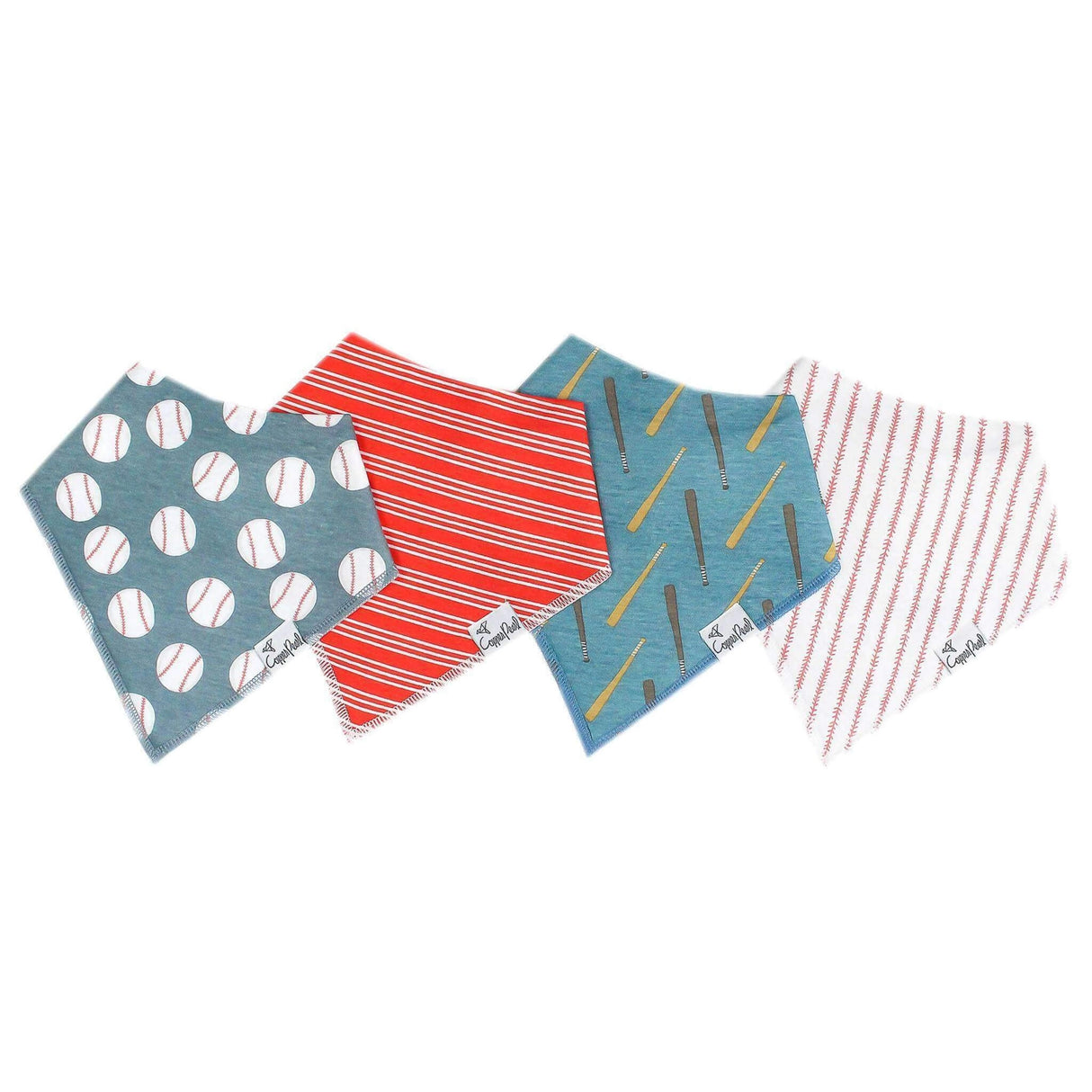 Baseball Slugger Bandana Bibs - 4PK
