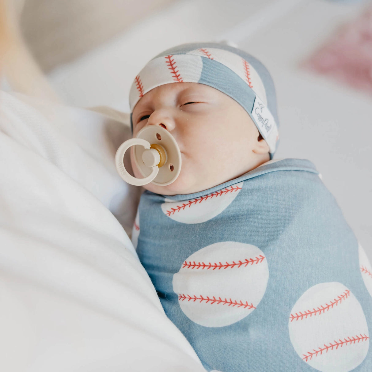 Baseball Slugger Swaddle Blanket