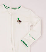 Mallard Pip Embroidered Zippy