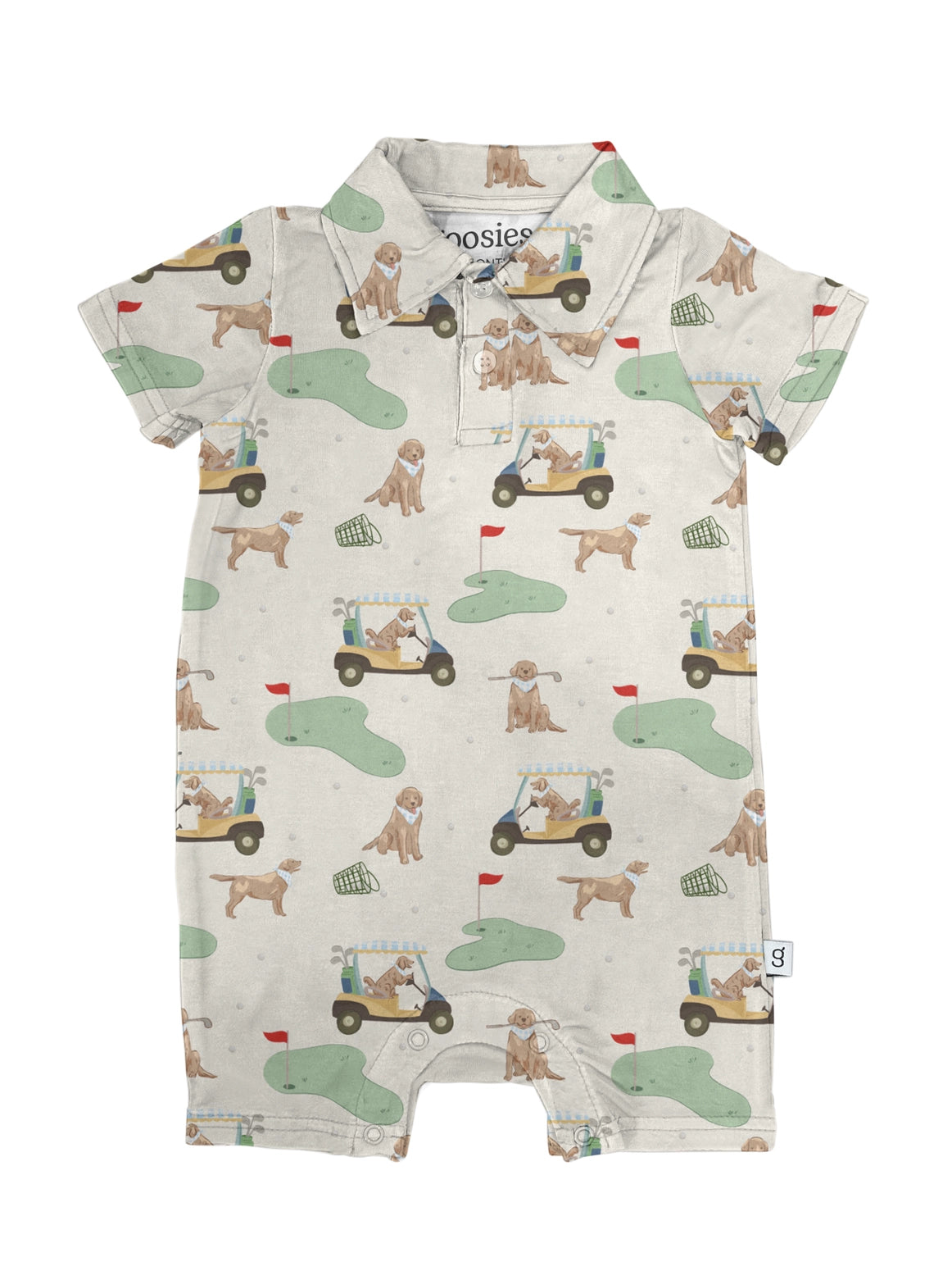 Barks & Birdies Polo Bamboo Romper