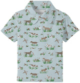 Delta Bird Hunting Dogs Bamboo Toddler Polo