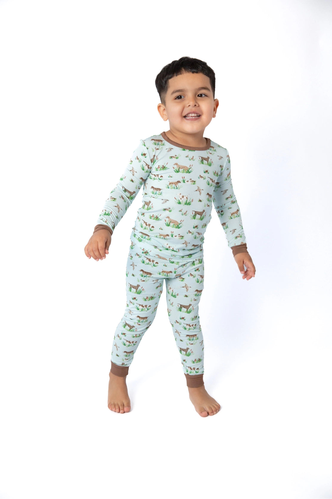 Delta Bird Hunting Dog L/S Bamboo 2-Piece Set