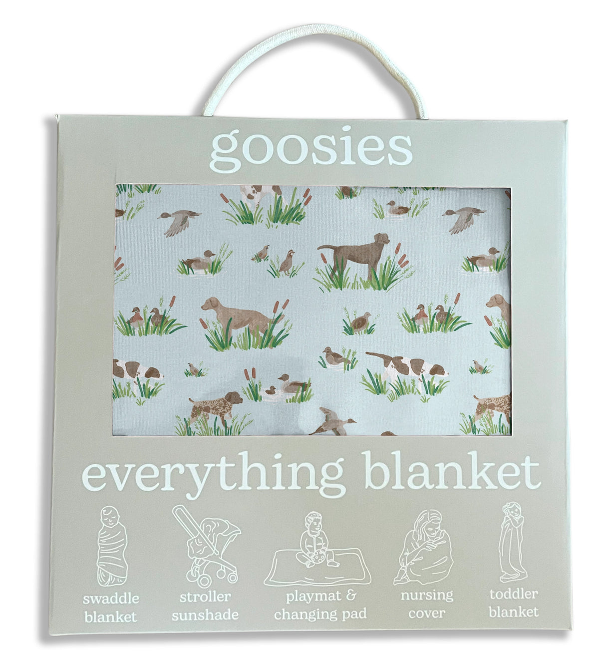 Delta Bird Hunting Dogs Bamboo Everything Blanket
