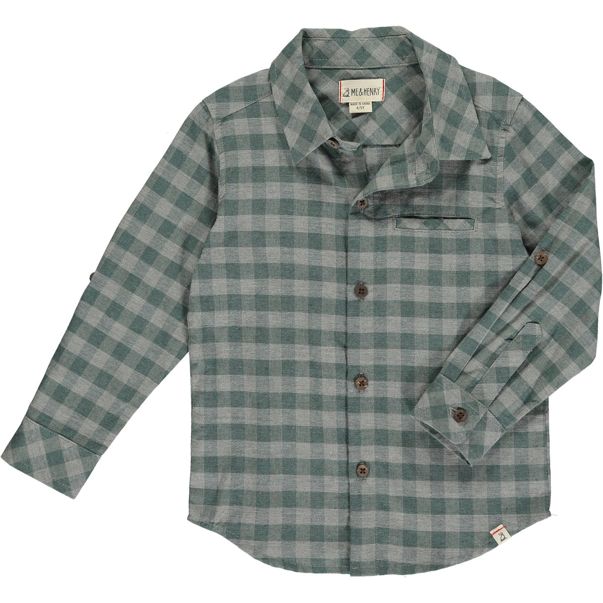 Sage Plaid Shirt