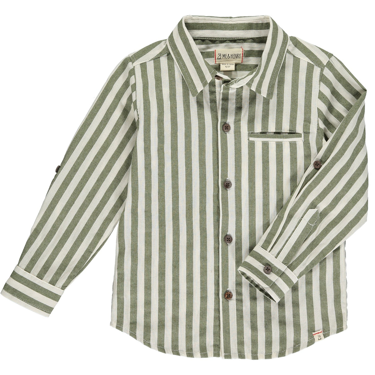 Green Retro Stripe Shirt