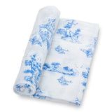 Chinoiserie Muslin Swaddle
