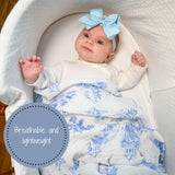 Chinoiserie Muslin Swaddle