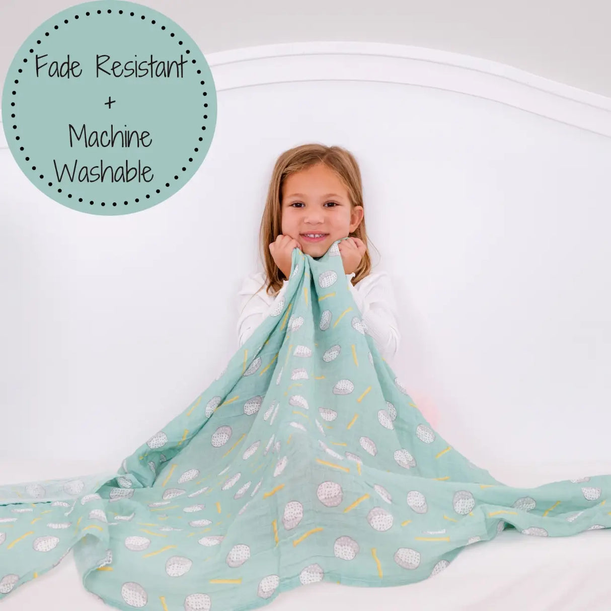 Hole in One Muslin Swaddle