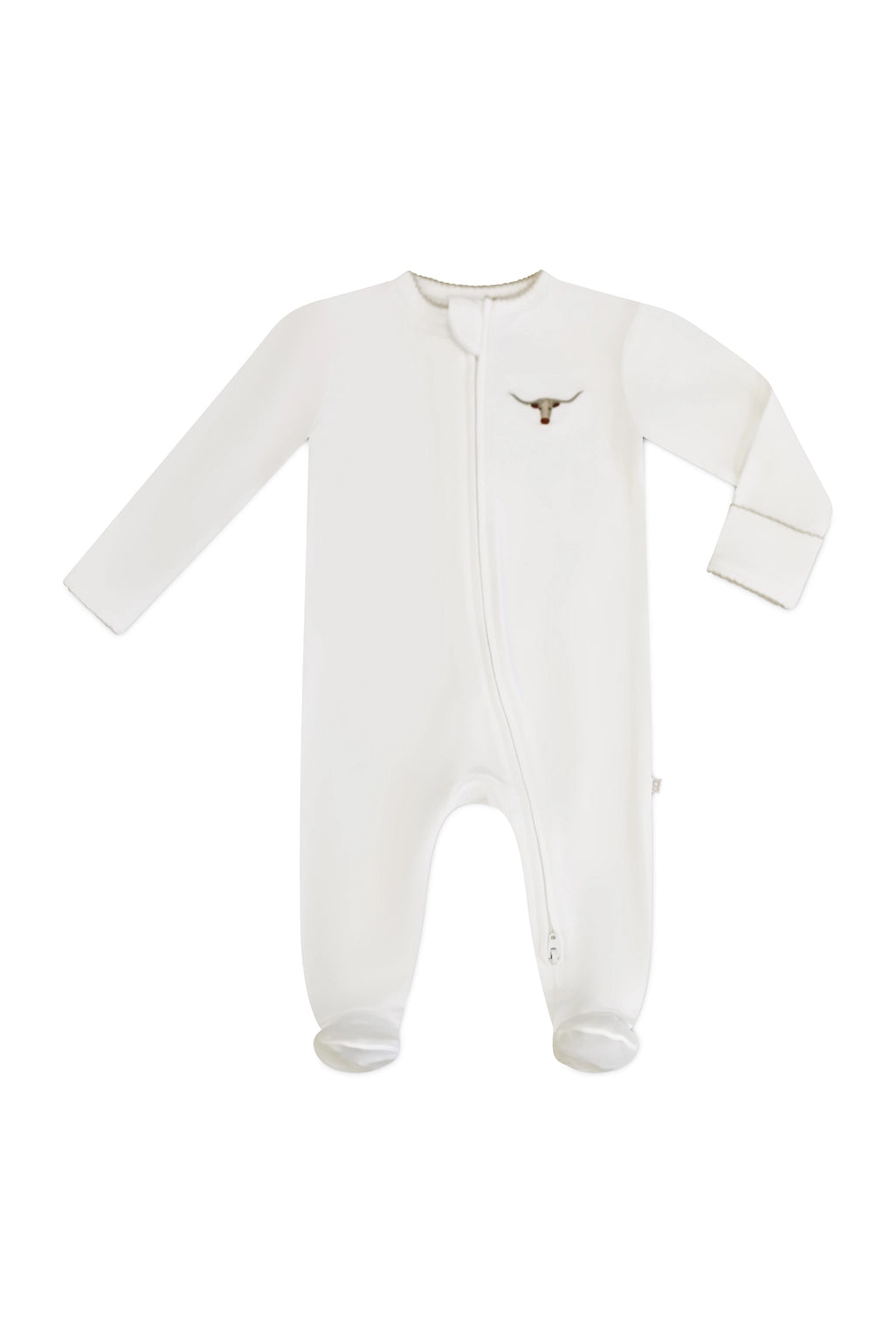 Longhorn Pip Embroidered Zippy