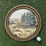 Round Golf Canvas Photo