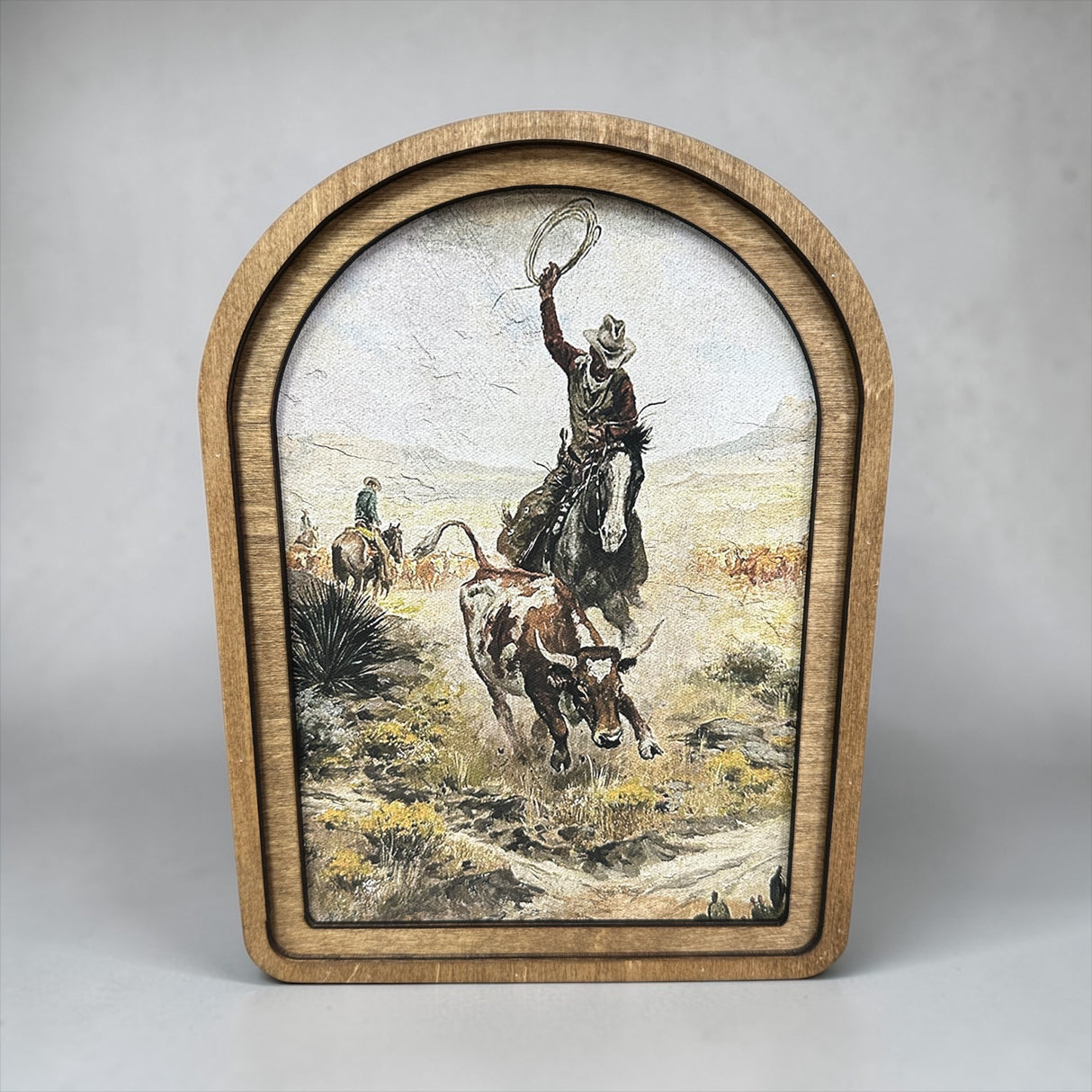 Arch Top Southwest Cowboy Canvas Photo