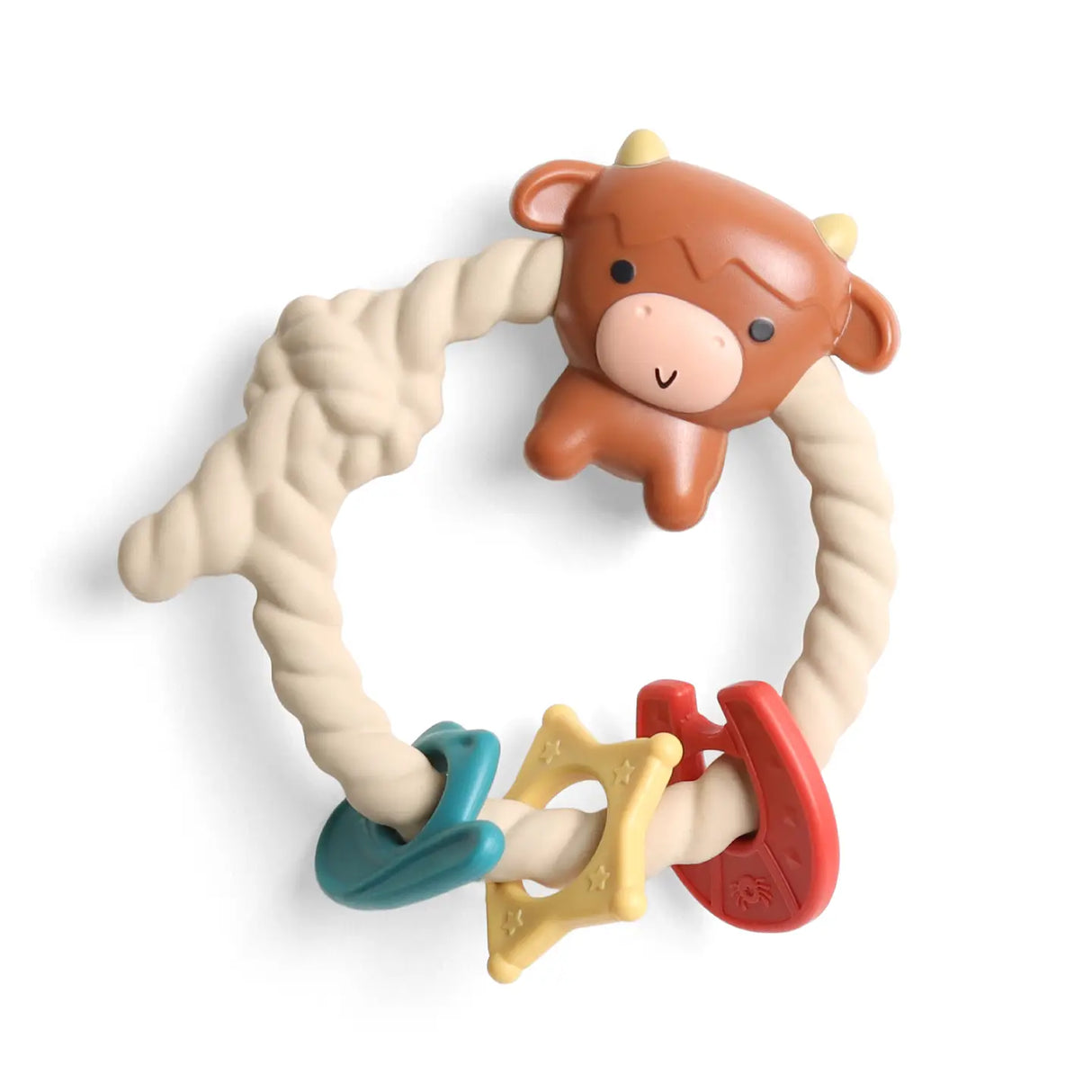 Highland Cow Teether Rattle