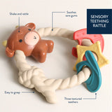 Highland Cow Teether Rattle