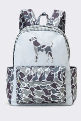 PRE ORDER - Camo Hunting Dog Backpack