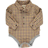 Jasper Woven Button-up Onesie