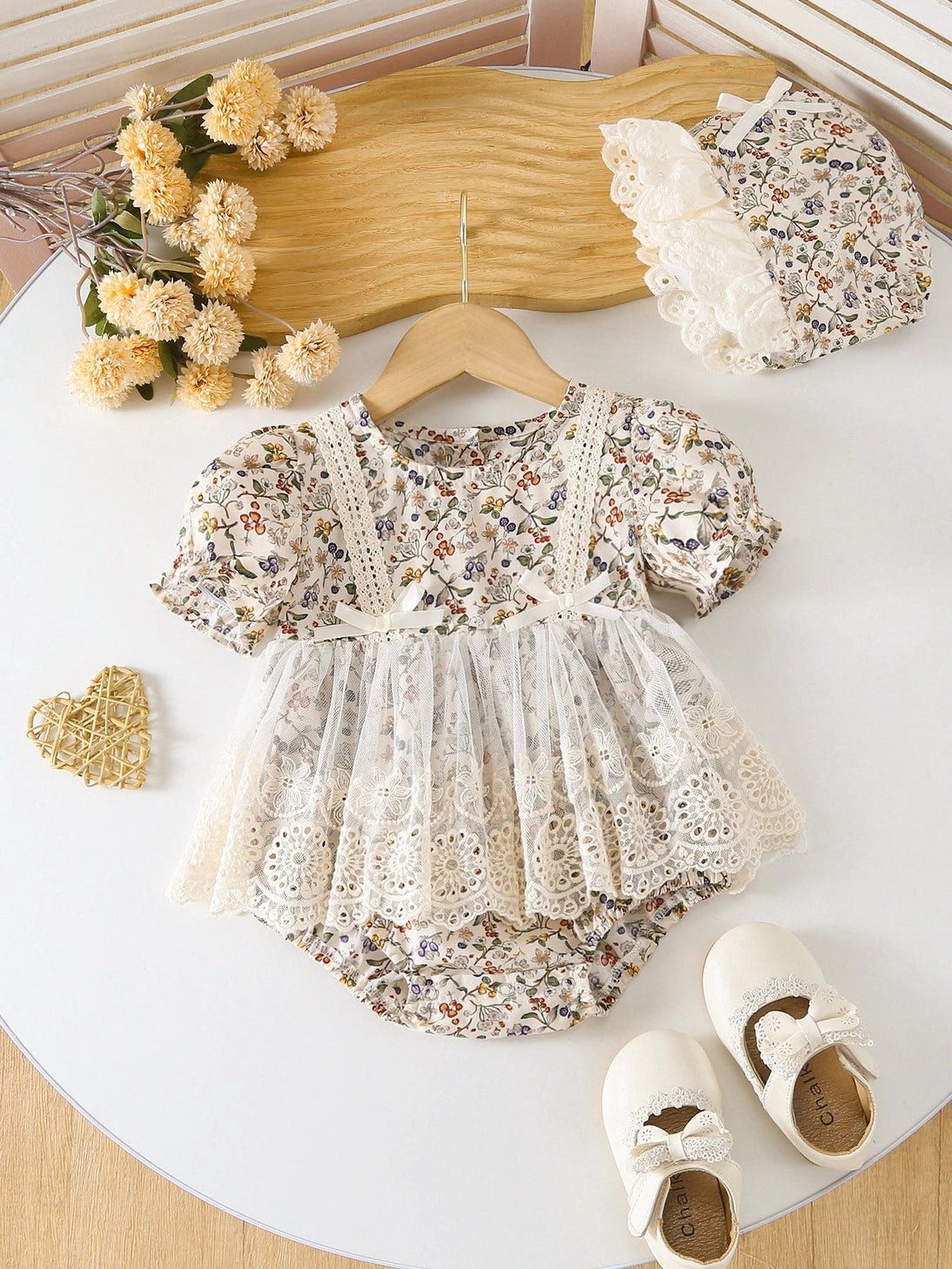 Floral Lace Romper