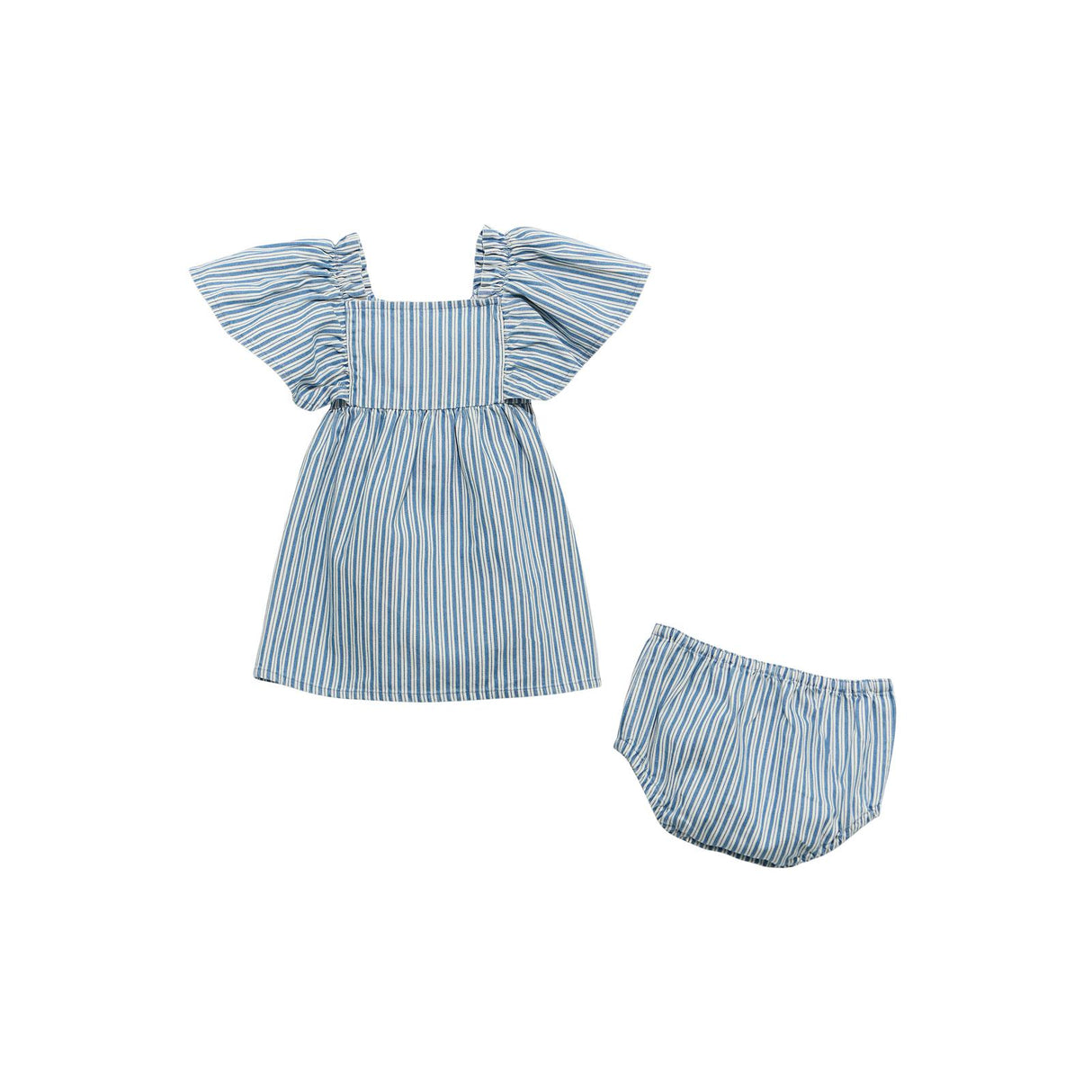 Wrangler Denim Baby Girl Dress Set