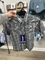Boys Wrangler Retro Short Sleeve Assorted Pearl Snap