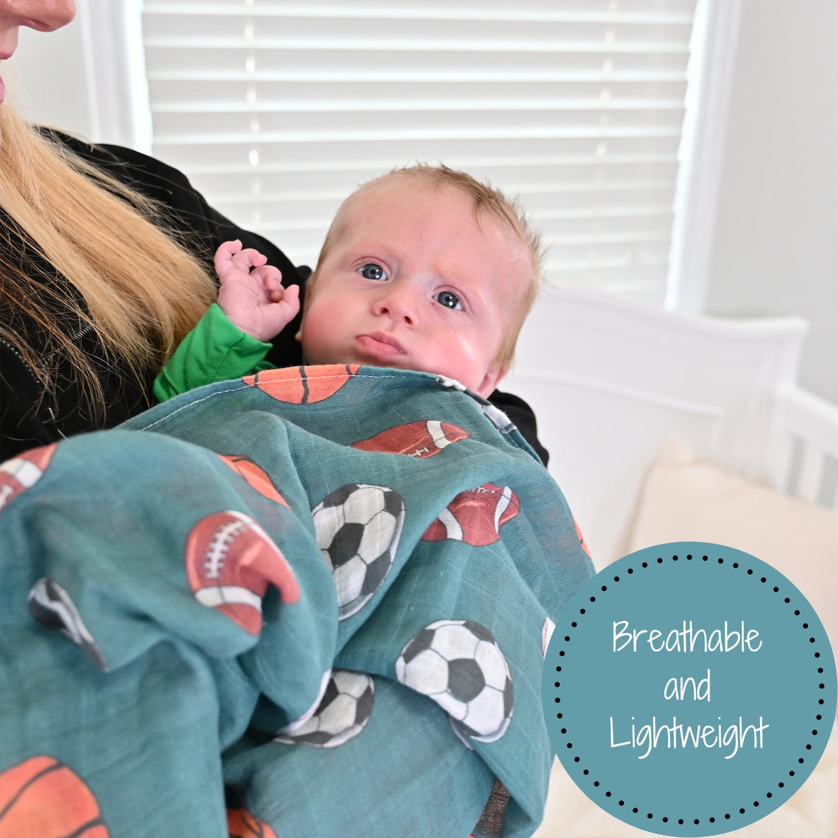 Sports Muslin Swaddle
