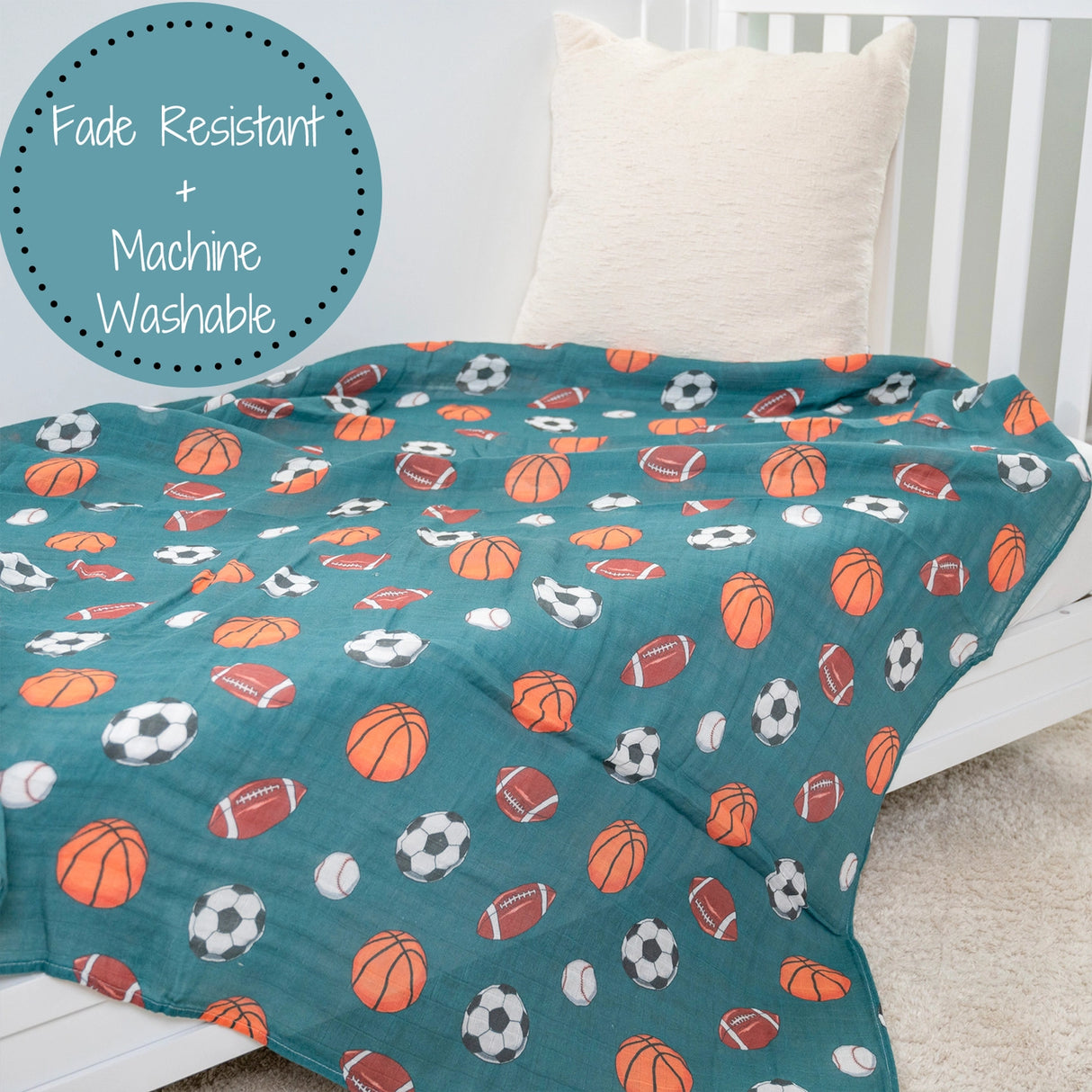 Sports Muslin Swaddle