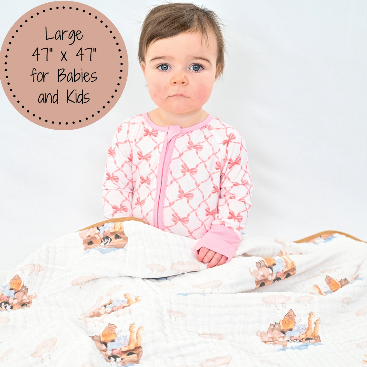 Noah’s Ark Cotton Muslin Quilt