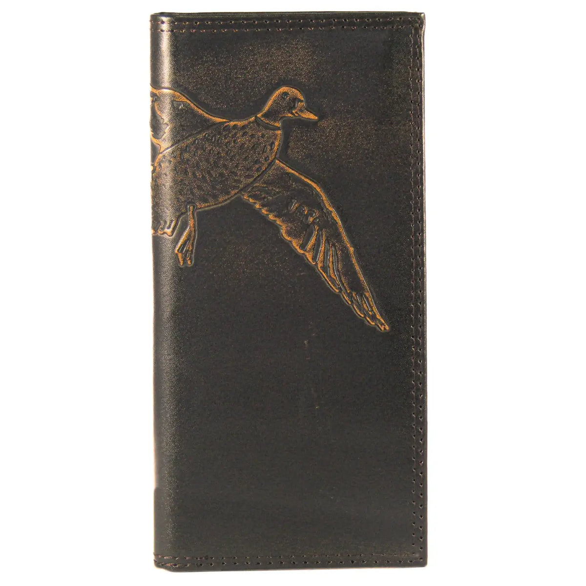 Mallard Burnished Leather Secretary Wallet