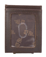 Mallard Men’s Magnetic Front Pocket Old School Camo Lather Wallet
