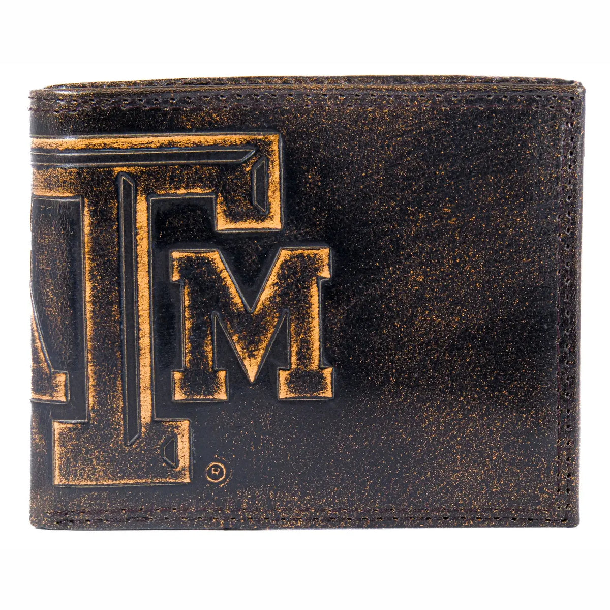 Texas A&M Aggies Burnished Leather Bifold Wallet