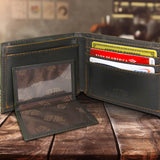 Texas A&M Aggies Burnished Leather Bifold Wallet