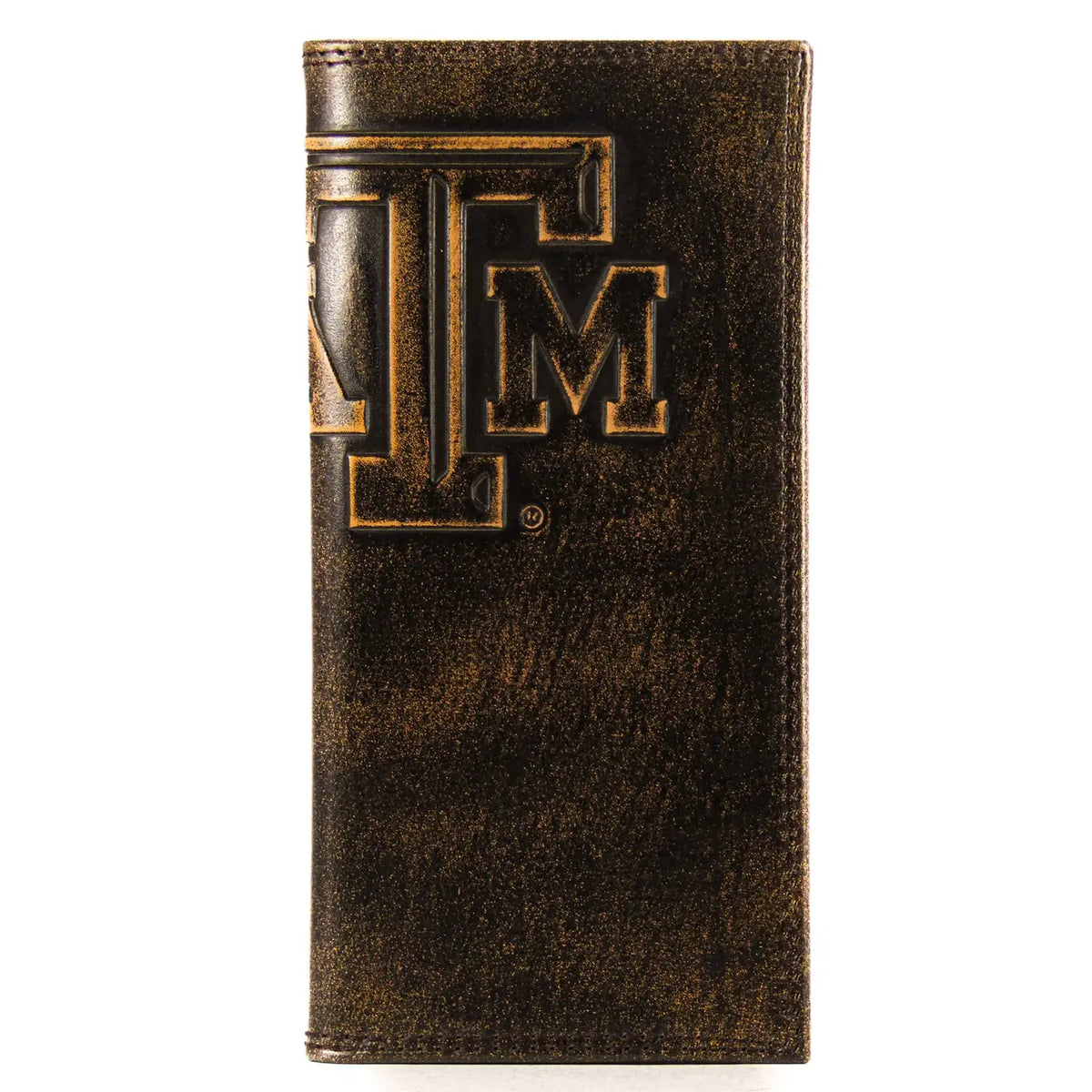 Texas A&M Aggies Burnished Leather Secretary Wallet