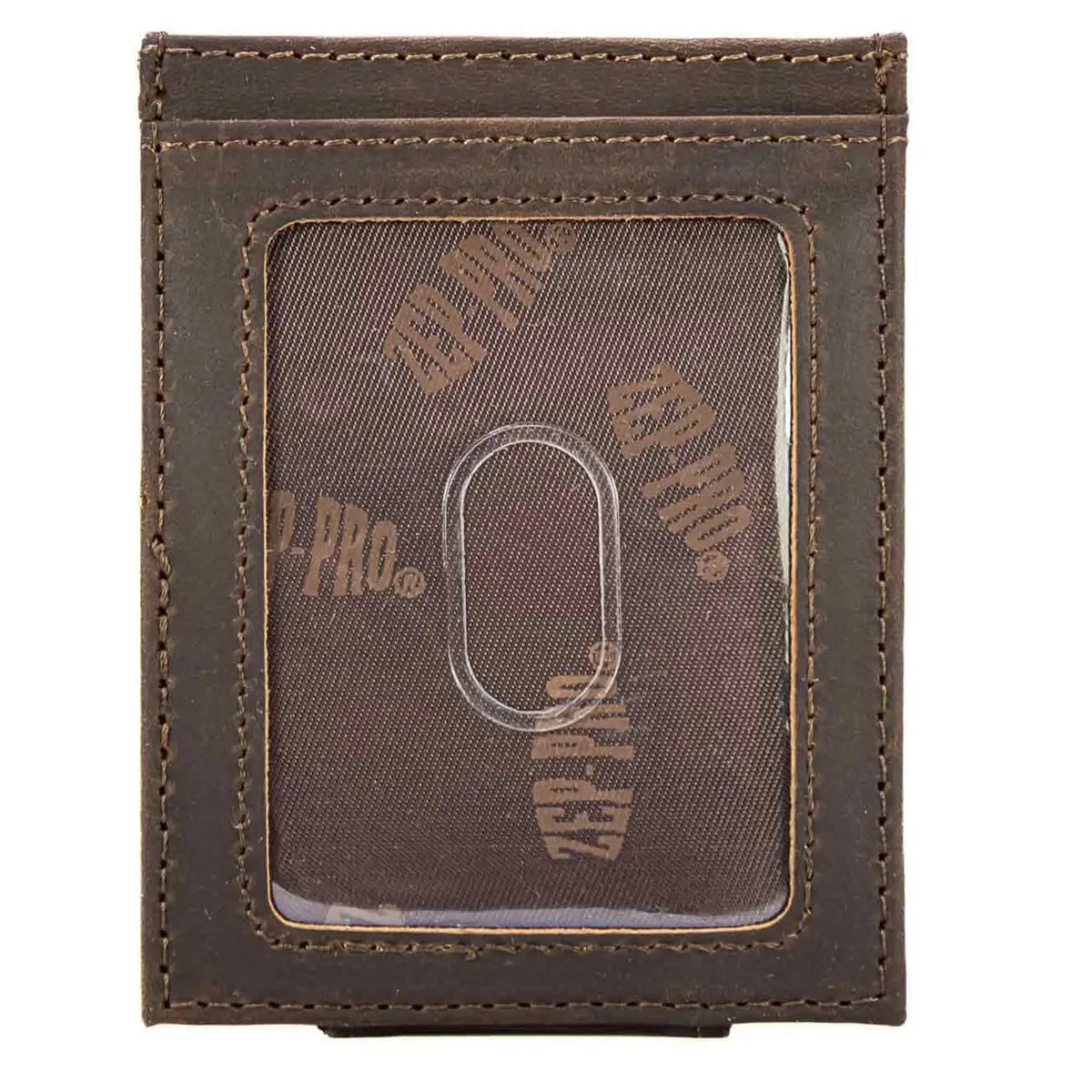 Texas A&M Aggies Men's Magnetic Front Pocket Leather Wallet.