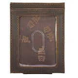 Texas A&M Aggies Men's Magnetic Front Pocket Leather Wallet.