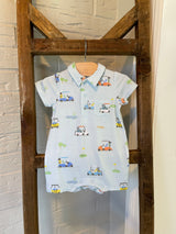 Golf Carts Polo Shortie Romper