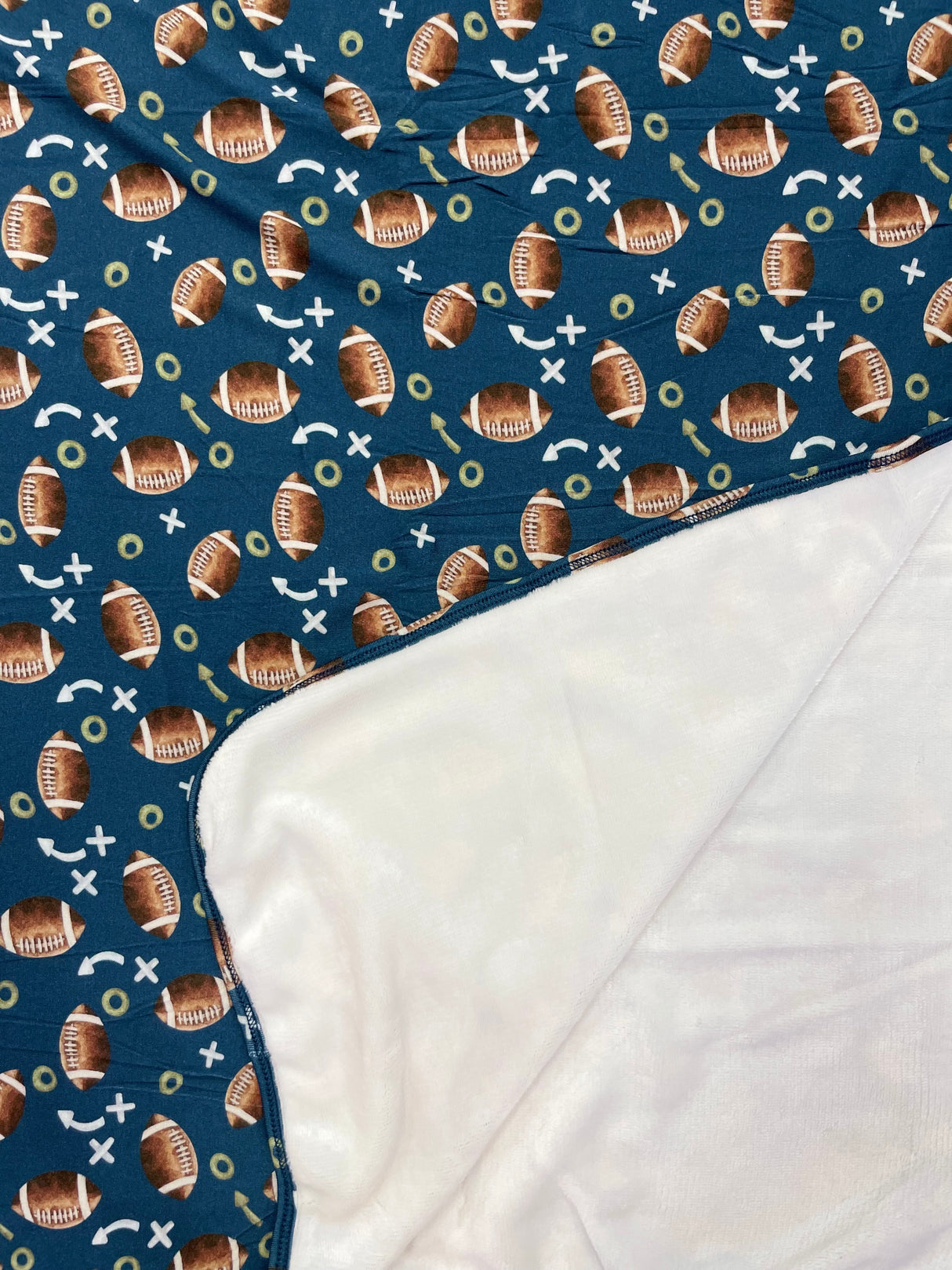 The Endzone Plush Swaddle Blanket