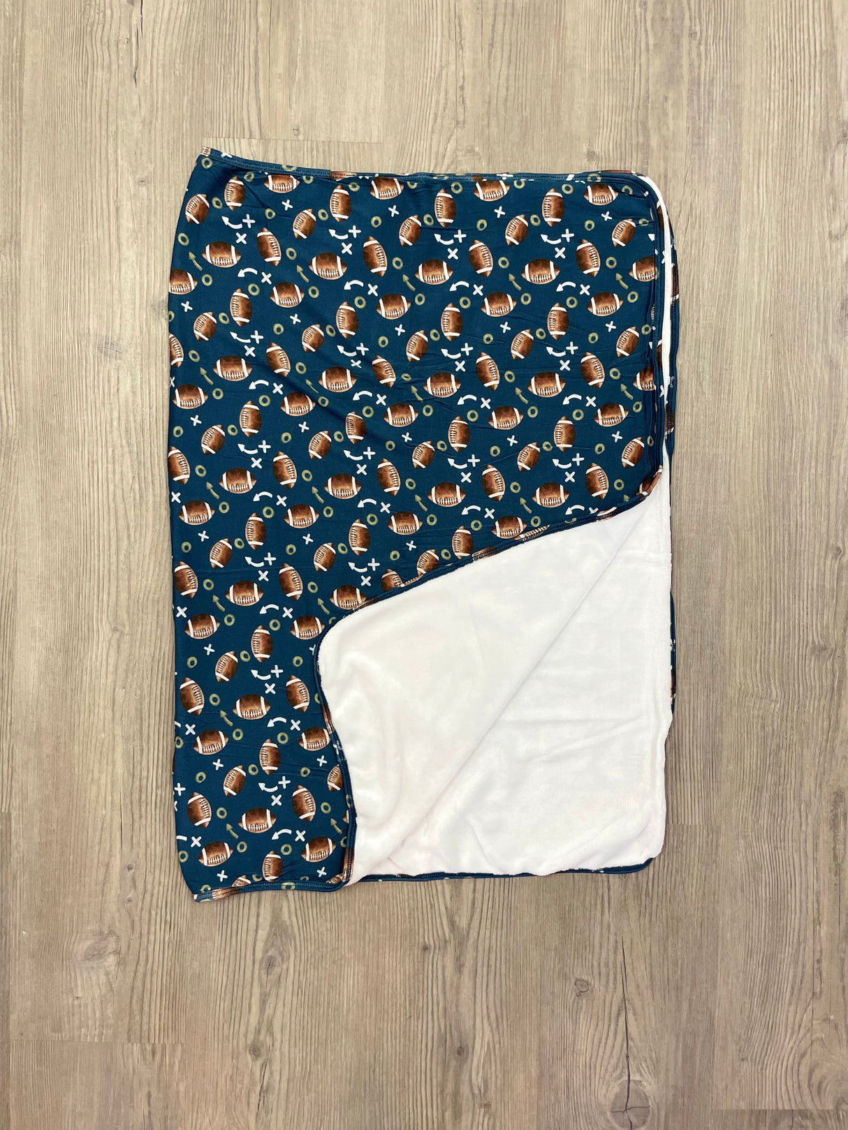 The Endzone Plush Swaddle Blanket