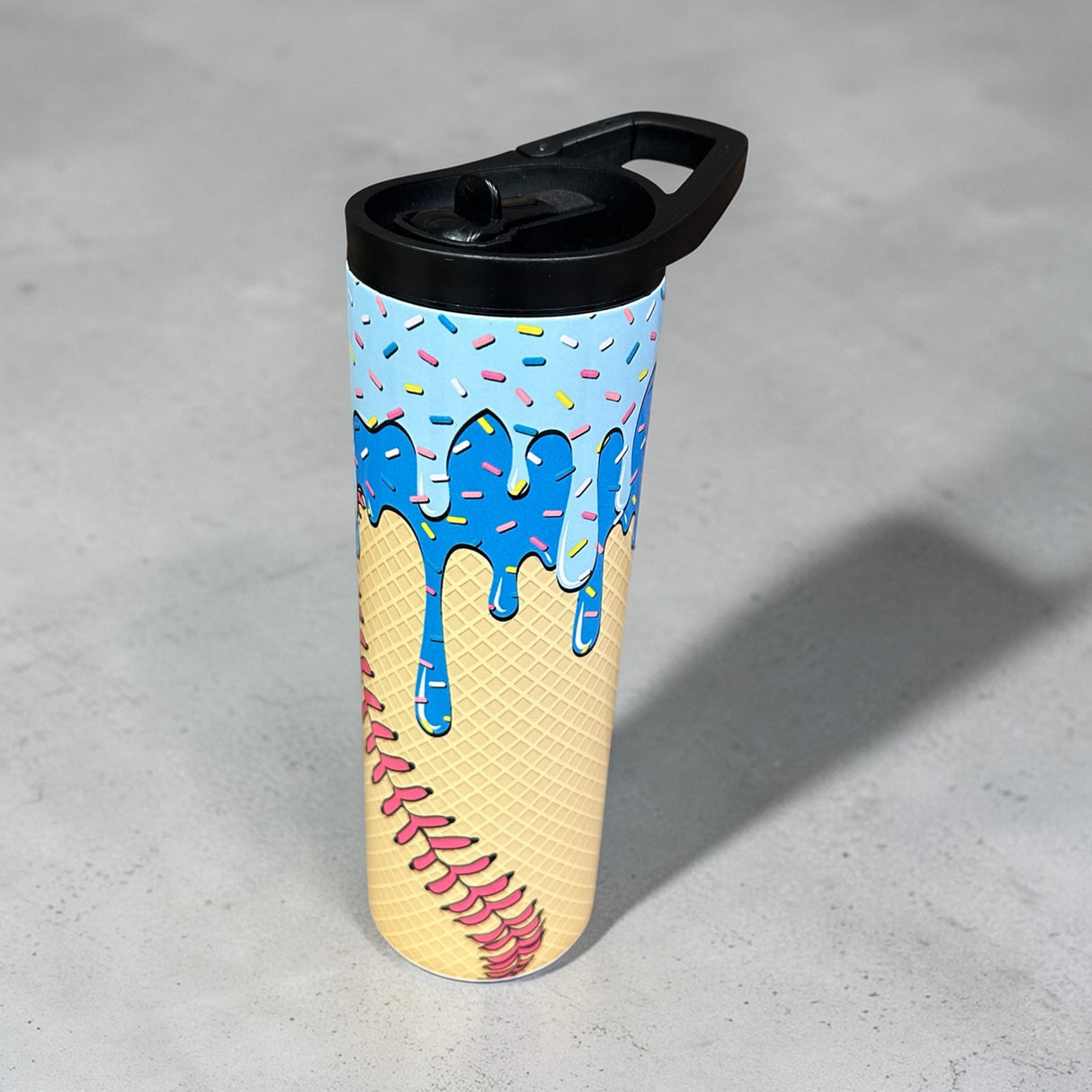 Ice Cream Drip Baseball 20oz Waterbottles