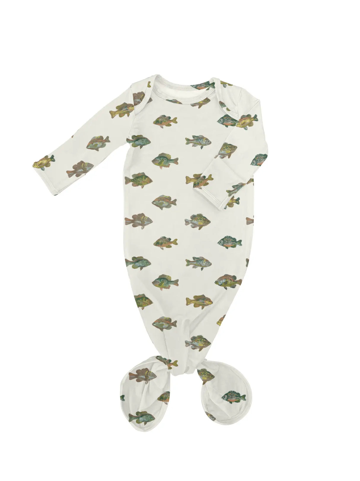 Freshwater Fish Knotted Gown