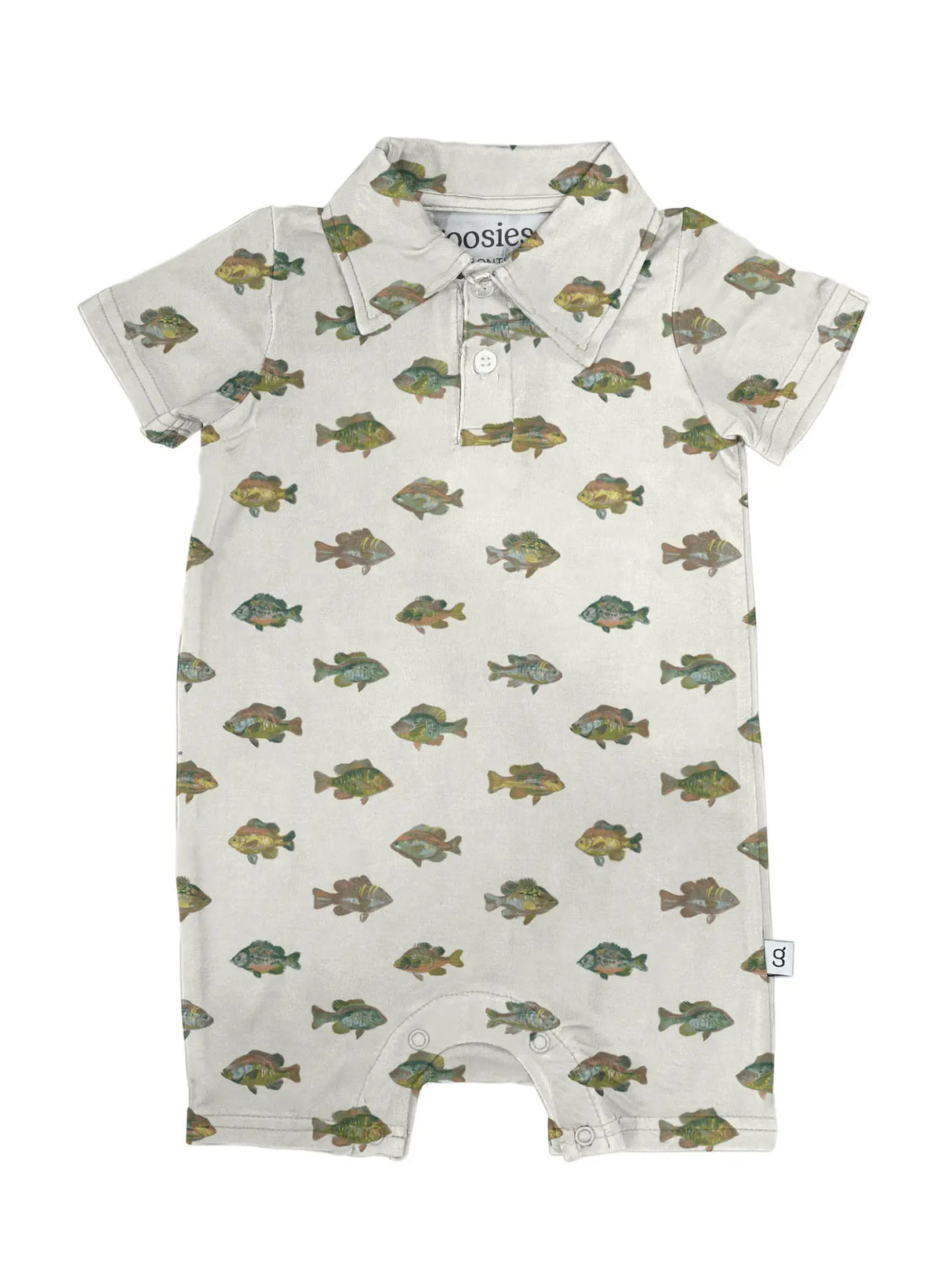 Freshwater Fish Bamboo Shortie Romper