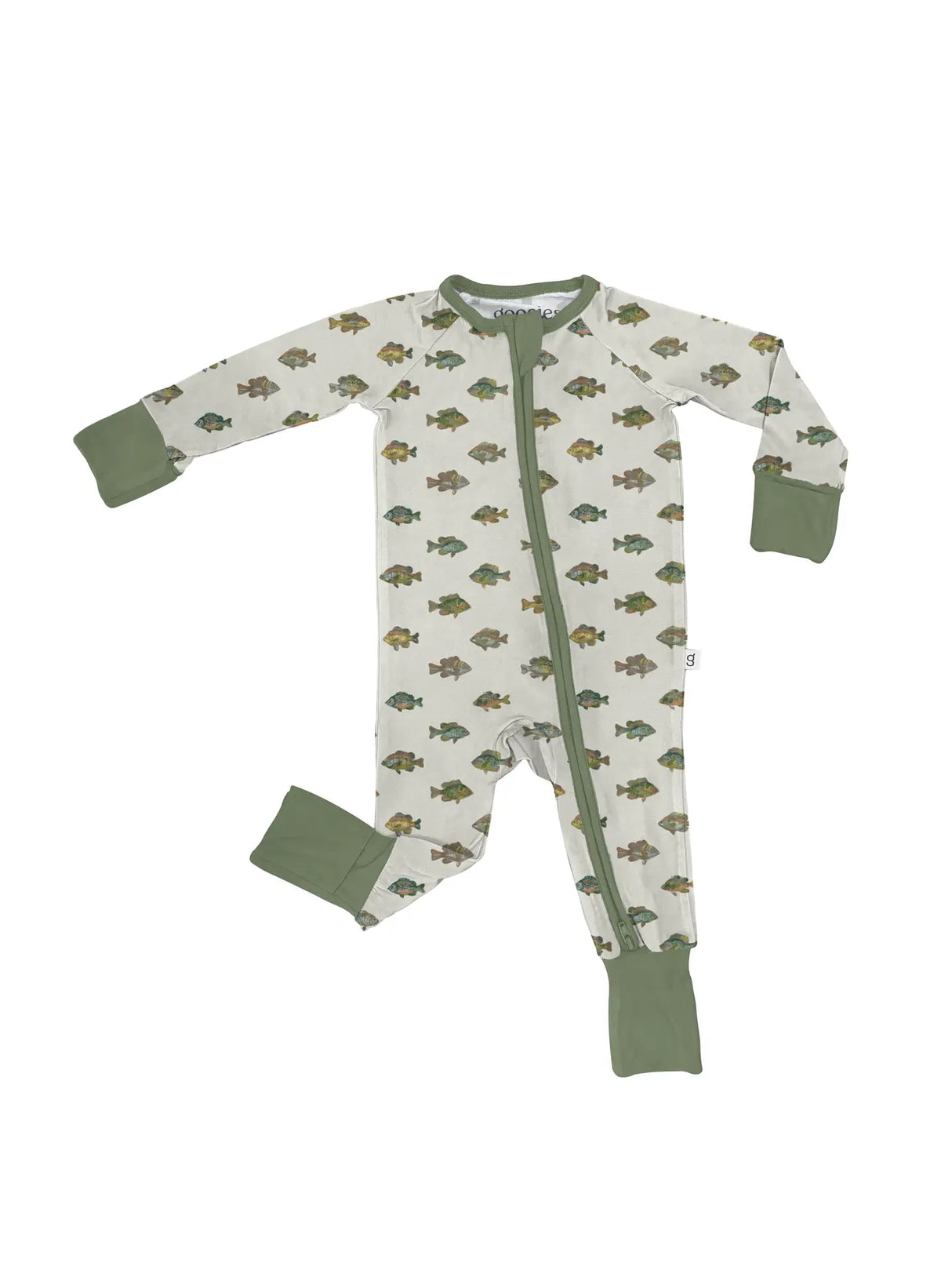 Freshwater Fish Bamboo 2-Way Zipper PJ’s