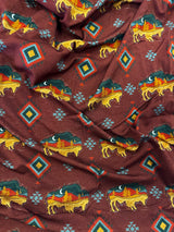 Desert Moon Buffalo Crib Sheet