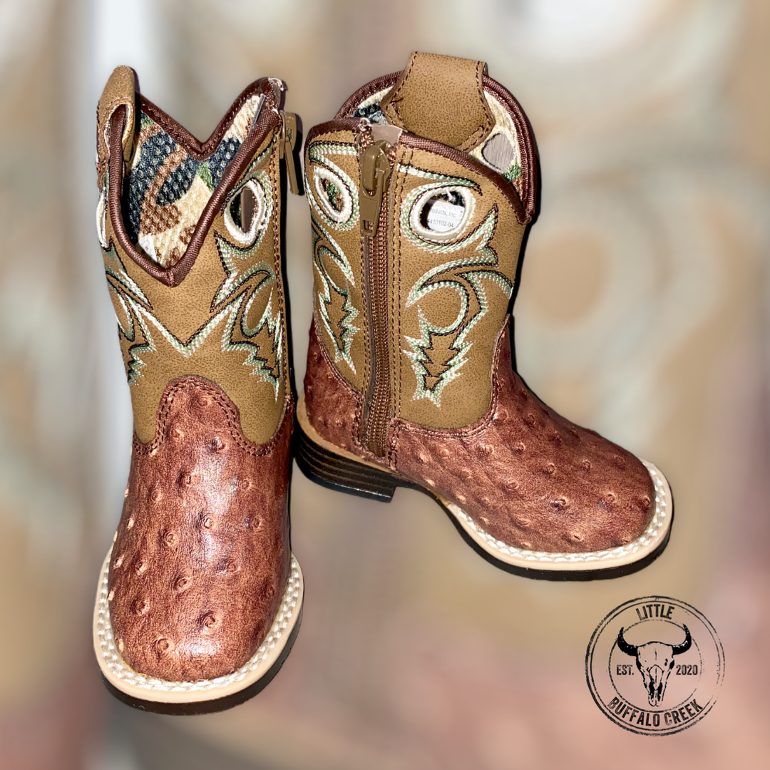 Brant Toddler Cowboy Boots