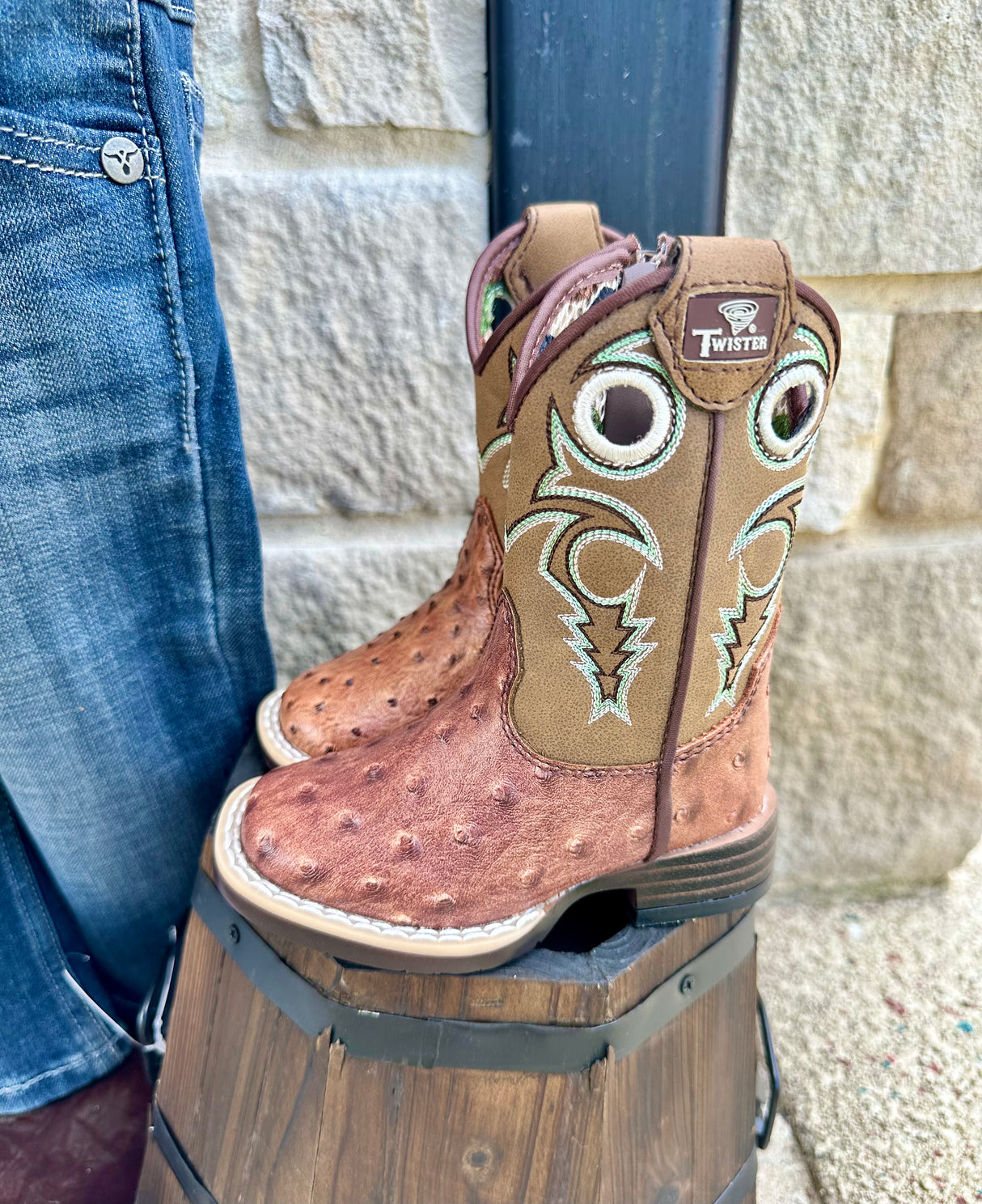 Brant Toddler Cowboy Boots