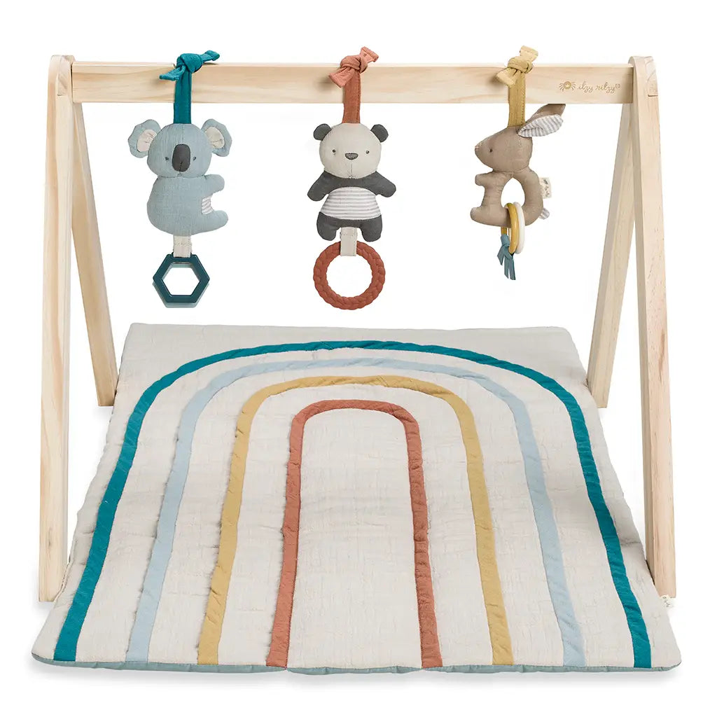 Bitzy Bespoke Ritzy Wooden Activity Gym + Toys