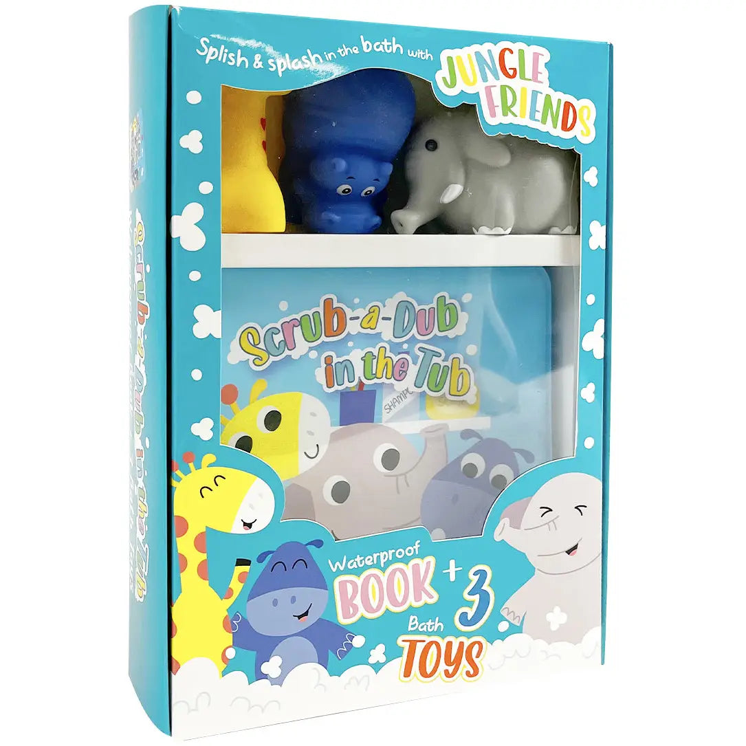 Scrub-A-Dub in the Tub - Children'S Waterproof Bath Book and Toy Set