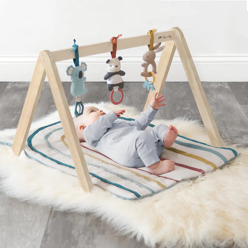 Bitzy Bespoke Ritzy Wooden Activity Gym + Toys